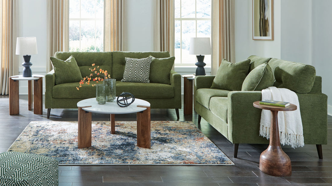 Ashley Bixler 26107 Sofa and Loveseat combining premium comfort with modern design
