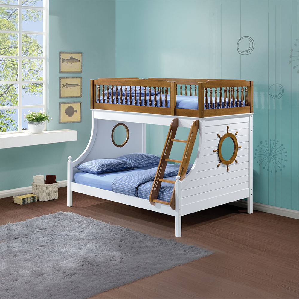 Farah - Bunk Bed White Full