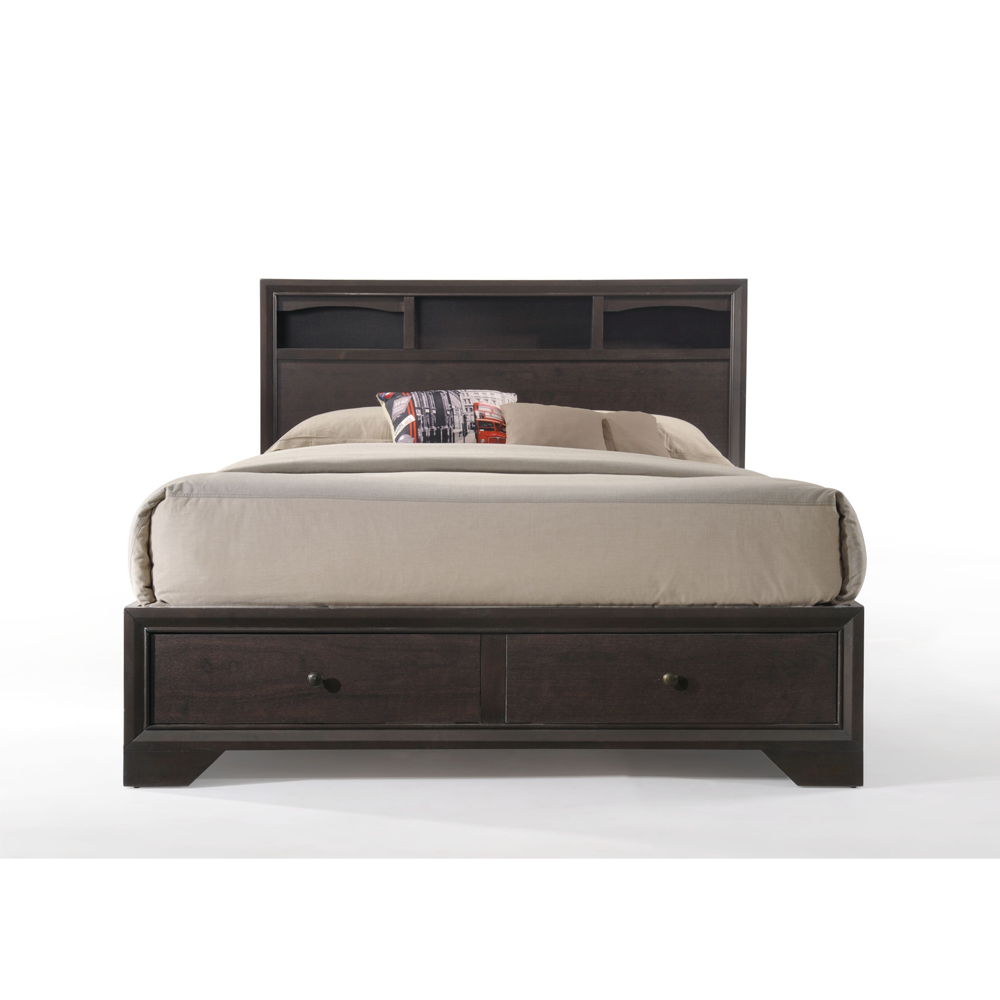 Madison II - Bed w/Storage Espresso