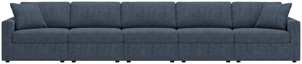 Modmax - Ink - Sectional Blue 2 Pc. Sectional Loveseat