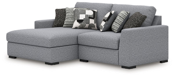 Bealton - Sectional Gray 2 Pc. Left Arm Facing Corner Chaise Sectional