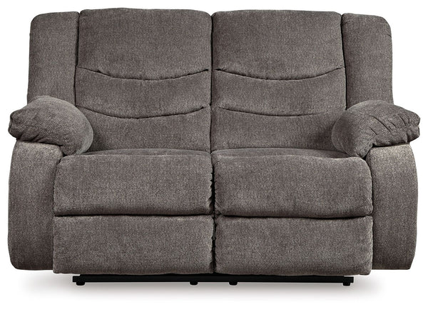 Tulen - Reclining Loveseat - Gray