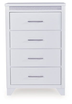 Jarlee - Four Drawer Chest - White