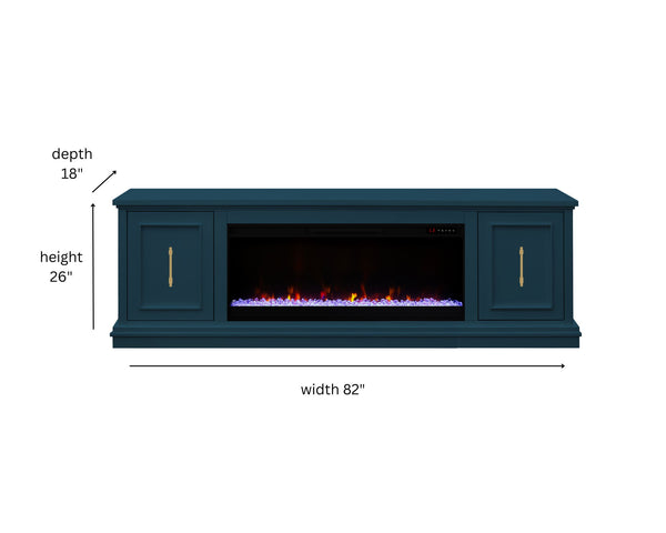 Jordan - Fireplace TV Stand