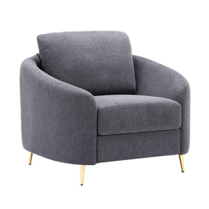 Yuina - Chair - Gray Linen