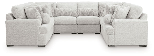 Cuddle Plush - Sectional White 8 Pc. Sectional