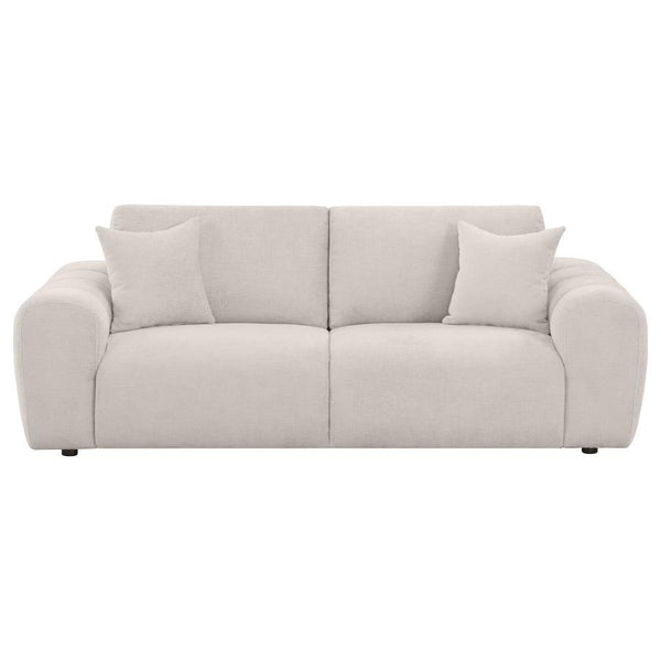 Burnett - Chenille Upholstered Wide Arm Sofa