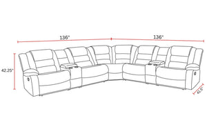 Bolton - Modular Reclining Sectional