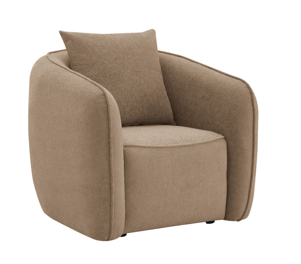 Keith - Chair With Pillow Brown