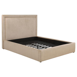 Lawson - Upholstered Platform Bed Beige King