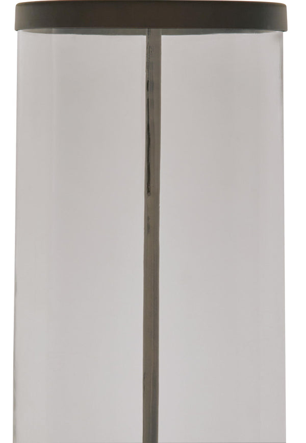 Junrow - Glass Table Lamp - Clear / Brown