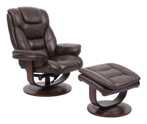 Monarch - Manual Reclining Swivel Chair and Ottoman