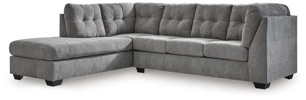 Marleton - Sleeper Sectional Blue 2 Pc. Left Arm Facing Corner Chaise Sleeper Sectional