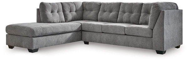 Marleton - Sectional Gray 2 Pc. Left Arm Facing Corner Chaise Sectional
