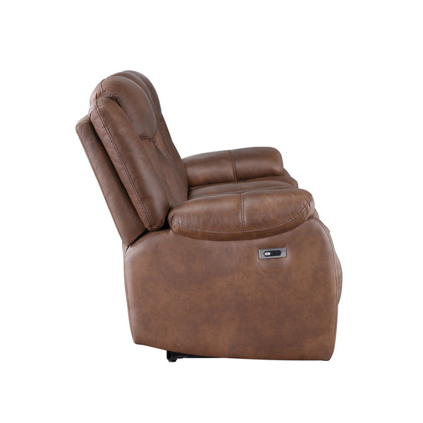 Morello - Sofa With Power Footrest - Brown