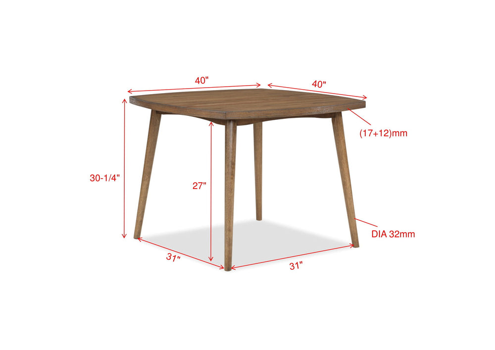 Weldon - Table Light Brown Dining Tables