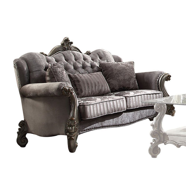 Versailles - Loveseat (w/3 Pillows) Antique Platinum