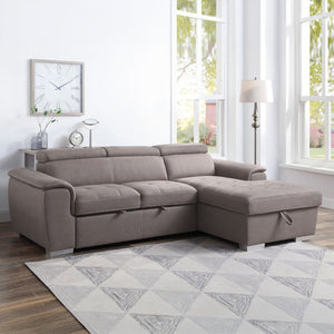 Haruko - Sectional Sofa Light Brown