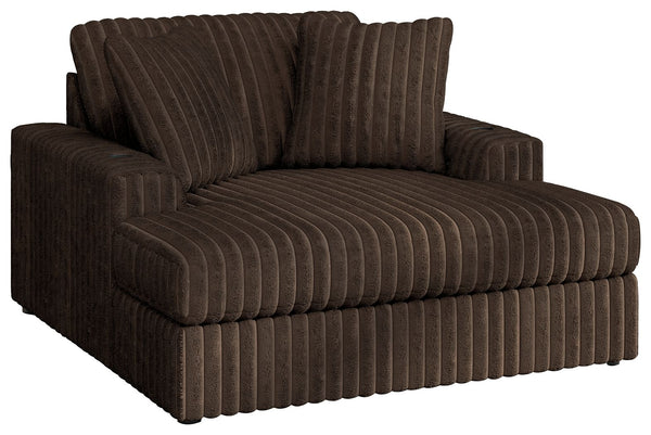 Midnight-Madness - Oversized Chaise Dark Brown