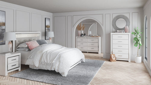 Altyra - Panel Bedroom Set White
