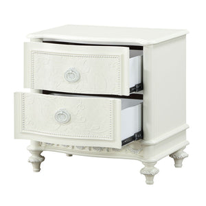 Dorothy - Nightstand With 2 Drawers - Ivory