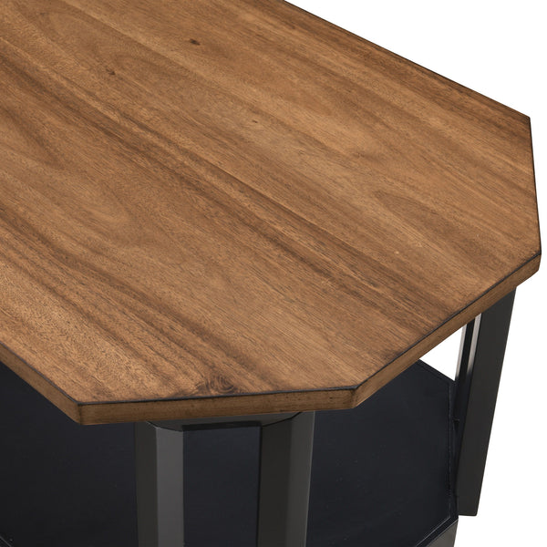 Decker - 3 Piece Occasional Set (1 Coffee & 2 End Tables) - Brown / Black