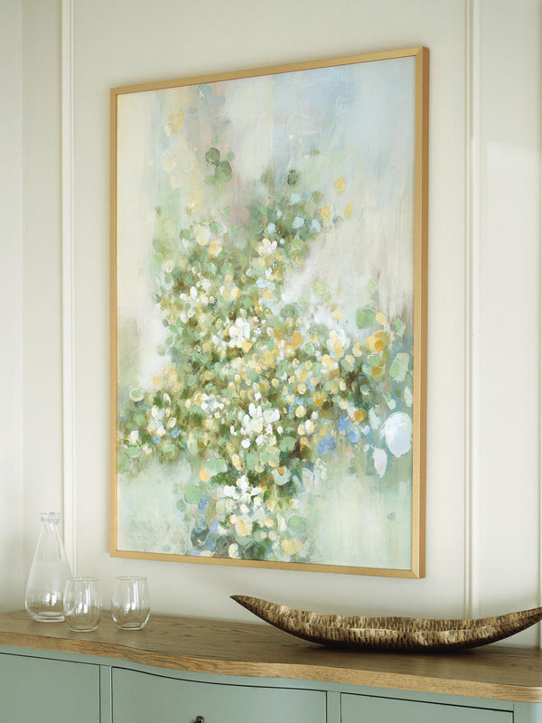 Reedster - Wall Art - Green / Blue / Yellow