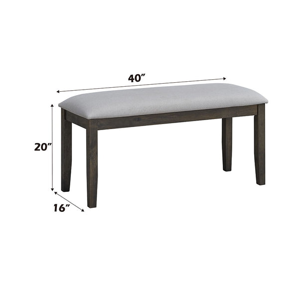 Marit - Bench - Gray Finish