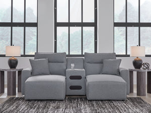 ModMax II - Salt And Pepper - Reclining Sectional