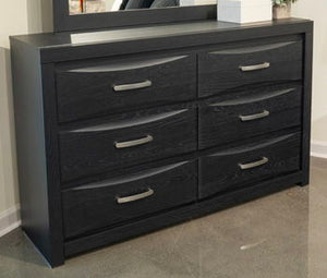 Stabotta - Six Drawer Dresser - Black
