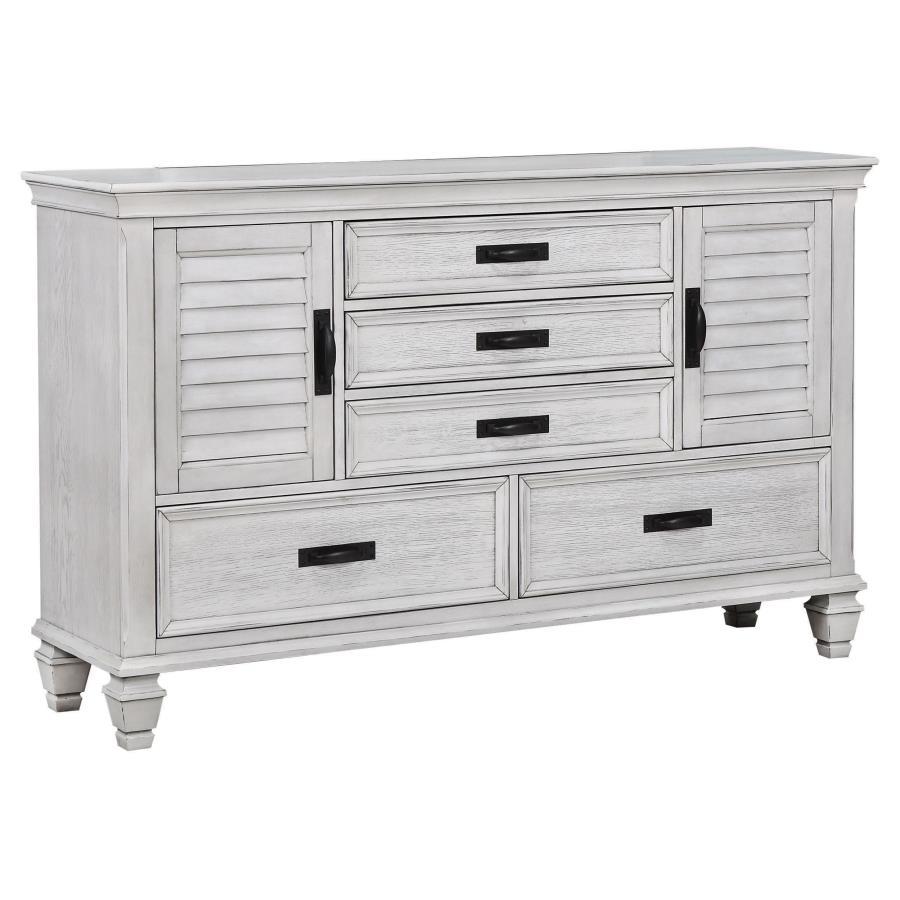 Franco - 5-Drawer Dresser White