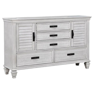 Franco - 5-Drawer Dresser White