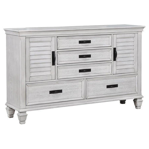 Franco - 5-Drawer Dresser White