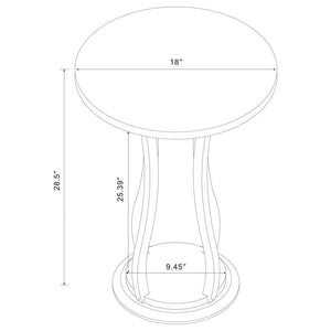 Elton - Round Top Accent Side Table