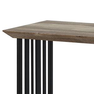 Zudora - Sofa Table - Antique Oak & Black