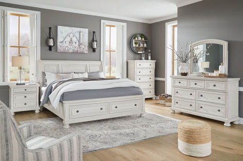 Robbinsdale - Sleigh Bedroom Set White