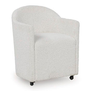 Radkin - Dining Upholstered Arm Chair (Set of 2) - Off White