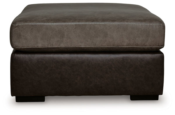 Castille Way - Oversized Accent Ottoman - Fossil