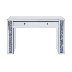 Noralie - Vanity Desk - Faux Diamonds & Mirrored