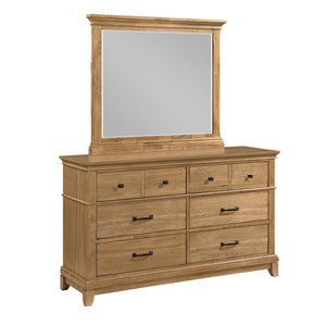 Sunstone - Dresser Light Brown Dresser & Mirror