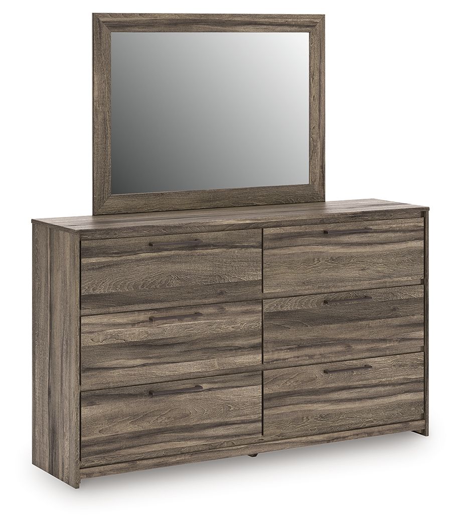 Elbrim - Six Drawer Dresser Dark Brown Dressers
