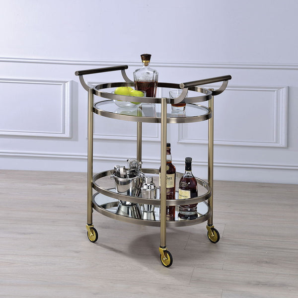 Lakelyn - Serving Cart Brushed Bronze