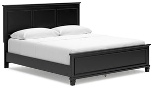 Lanolee - Panel Bed Black California King None