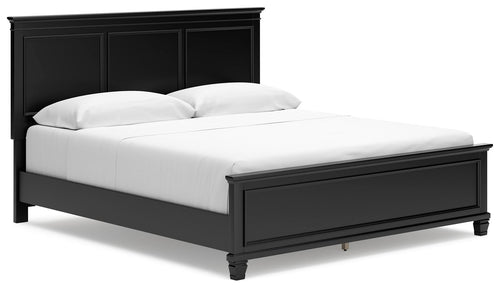 Lanolee - Panel Bed Black California King None