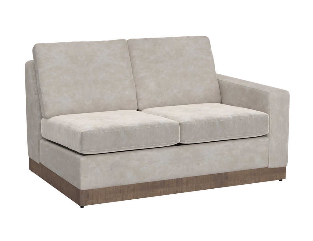 Georgia - Sectional Right-Arm Loveseat - Oyster