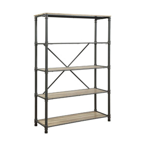 Itzel - Bookshelf Sandy Gray 49"W x 20"D x 71"H