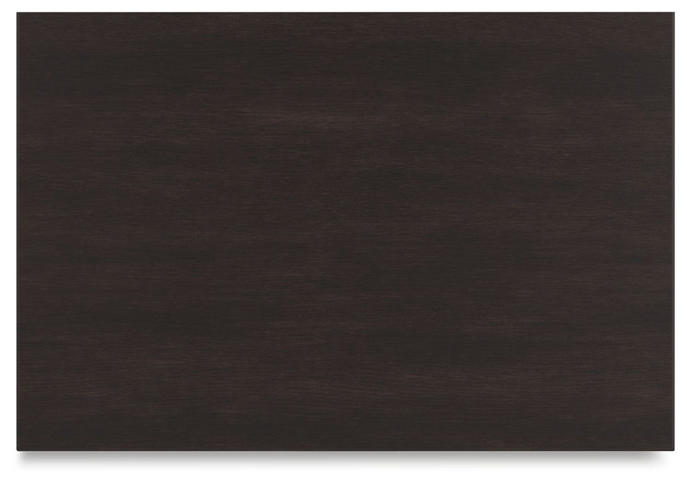 Covetown - Two Drawer Night Stand - Dark Brown