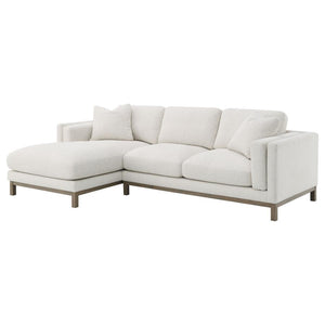 Geneva - Boucle Upholstered Sectional Chaise Sofa - Sand