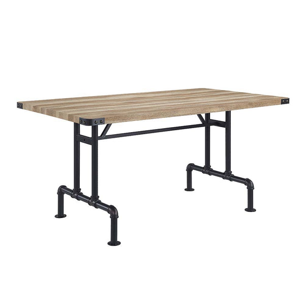 Edina - Dining Table - Oak & Sandy Black