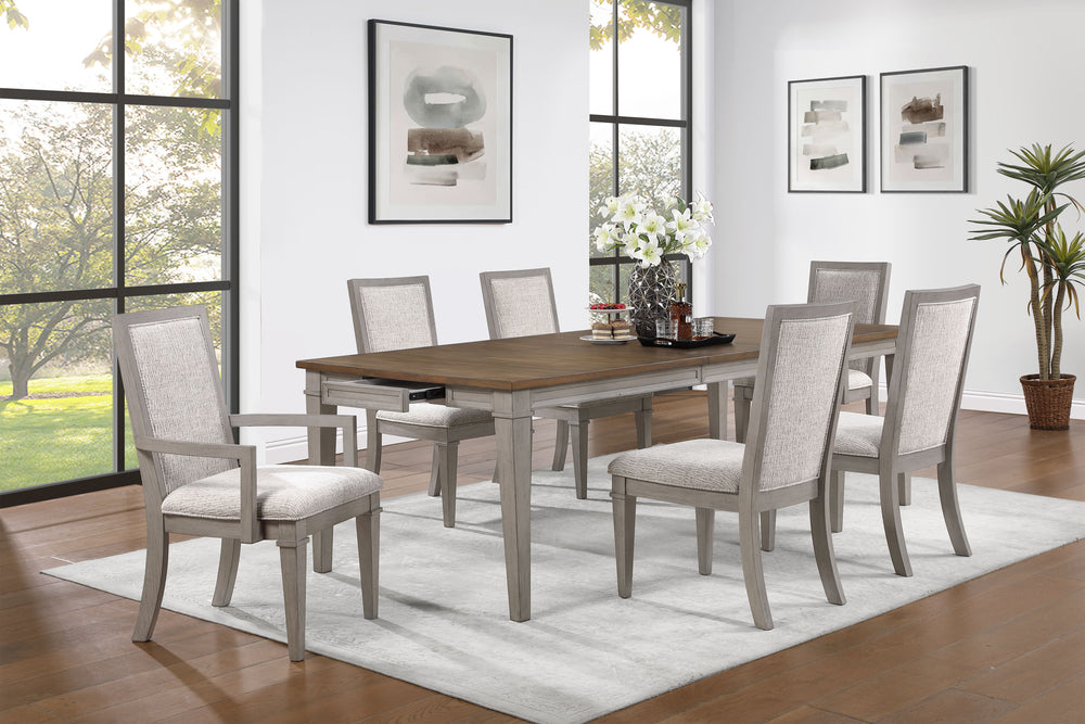 Mariana - Rectangle Table Set Gray 5 Pc. Table, 4 Side Chairs